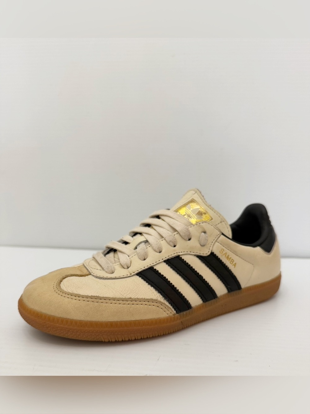 adidas Originals Samba OG - Beige/Black Size 8